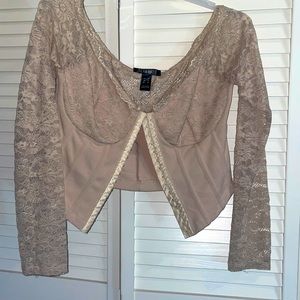 Woman’s medium corset crop top- brand new